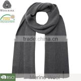Men's scarf knit scarf winter latest design cashmere scarf for man