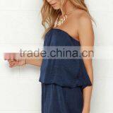 Strapless Flattering Adult Women Rompers and Jumpsuits With Tier thumbnail-4