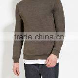 Wholesale Blank Bodybuilding Long Sleeve No Hooded Round Neck Sweatshirt thumbnail-2
