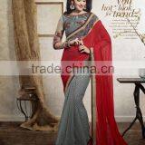Terrific Full Dark Pink Color Saree With Nicce Bordered Season In Style Designer Sarees thumbnail-6