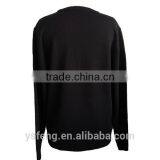 Snowman Pattern Men Pullover Black Ugly Christmas Sweater Design thumbnail-4