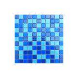 Swimming Pool Spa Glass Mosaic Tile Blue Blend thumbnail-2