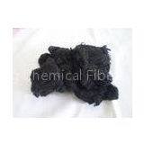 Black Virgin Polyester Staple Fiber 1.2D * 38mm For Filling