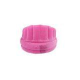 Custom Indoor Bedroom Round Pvc Flocked Inflatable Single Sofa Chair thumbnail-2