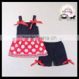 2016 New Designs Elastic Waist Red Stripe Baby Girls Shorts 4th of July Icing Shorts Kids Independence Day Wear thumbnail-6