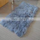 YR915 Genuine Mongolian Lamb Fur Blanket/Warm Winter Room Footcloth thumbnail-4