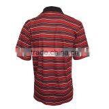 Factory OEM Red&Black Huntte Print Longline t Shirt Men's Polo Shirt thumbnail-2
