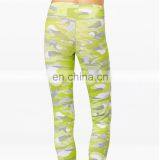 Multi Color Splice Printed Custom Leggings thumbnail-2
