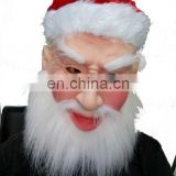 Chrismas Realistic Cute Latex Santa Claus Mask for Wholesale Toys Supplier