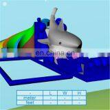 Popular And Crazy Commercial Shark Themed Cheap Sale Inflatable Commercial Water Park Sports