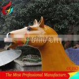 Playground Equipment Life Size Sculpture Fiberglass Horse Statue thumbnail-6