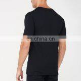 Running Organic Oversize Long Black Couple Raglan Sport Bamboo Rounded Hem Dri Fit Cotton Cheap Blank Custom Men t Shirt thumbnail-3