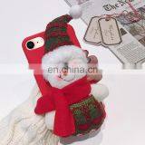 Christmas Series 3D Snowman Factory Cheap Price New Design Custom Logo PC and TPU Mobile Phone Case for Iphone 8