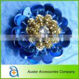Fancy Decorative Button With Sequin and Beads for Clothes