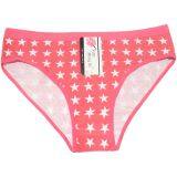 Yun Meng Ni Sexy Underwear Five Star Printed Girls Briefs Breathable Cotton Women's Panties thumbnail-4