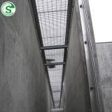 Military Base Buildings Hard Strength Flat Steel Bar Welded Grating Security Fence Wall thumbnail-1