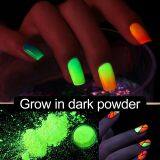 Fantastic Natural Look Acrylic Nails Dip Private Label Nail Dipping Powder Glow in Dark Dip Powder thumbnail-4