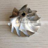 GT15 - 25 40.10/52.19мм 6 + 6 лезвий 436131 - 0001 турбина из слитого металла/фрезерованная/из алюминия 2618 с высокой производительностью, колесо компрессора thumbnail-1