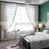 The New Nordic Solid Color Thick Clipped Pom Pom Voile Curtains Sheer Linen thumbnail-3