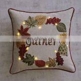 Light LED Christmas Cushion With Embroidered Pillow Cover Decorative thumbnail-7