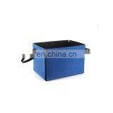 Saving Freight Foldable Felt Storage Basket With Zipper thumbnail-2