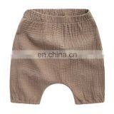 Summer Plain Organic Cotton Boys Girls Baby Diaper Pants thumbnail-5