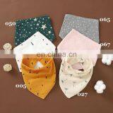 Wholesale Woven Cotton Gauze 4 Layers Organic Baby Bib thumbnail-5
