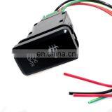 12V Red LED Fog Light Push Switch Button With Wires For Toyota Land Cruiser Hilux Tacoma For Tundra 4Runner Highlander thumbnail-2