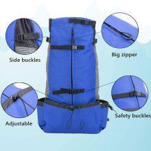 Motorcycle Wholesale Safety Extra Pockets Adjustable Travel Pet Carrier Backpack thumbnail-5