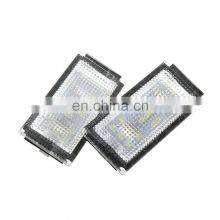 2Pcs Error Free 18 LED Number License Plate Light For BMW E66 E65 7-Series 735i 2006-2008 White 12V Canbus License Plate Light thumbnail-2