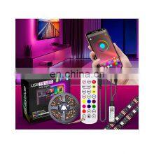 RGB TV Background Light With 24-key Blue Tooth Mobile Phone App Mini Control Music Light Bar
