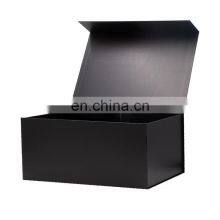 Custom Brand Logo Printed Square Black Flip Top Magnetic Closure Retail Gift Packaging Box thumbnail-5