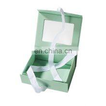 Satin Close Foldable Small Box Organizer Folding Multi-function Storage Paper Box With Closure Magnets thumbnail-2