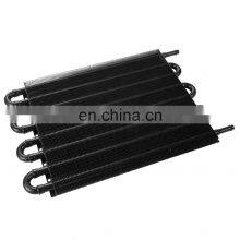 Aluminum 8 Pass Tube & Fin 5/6'' Manual Radiator Converter Kit Transmission Oil Cooler 8 Row thumbnail-4