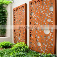 China Supplier Room Garden Decoration Pieces Screen Corten Steel Room Divider/Screen Chinese European Styles thumbnail-5