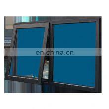 Australian standard double glazing waterproof aluminum awning window for bathroom windows