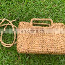 Water Hyacinth Handbag, Tote Bag, Crossbody Beach Bag Eco Basket Wholesale thumbnail-2