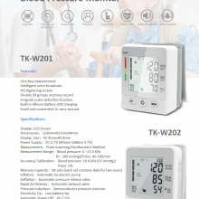 Blood Glucose Meter, Ensiometre Sphygmomanometer Monitor De Pressao Sanguinea Presion Arterial Digital Wrist Blood Pressure Monitor thumbnail-5