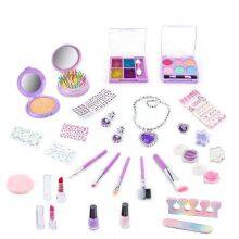 Popular Kids Cosmetics Makeup Set Include Kids Nail Polish Children Eyeshadow Pretend Cosmetic Toys for Kids Girls Beauty Set thumbnail-3