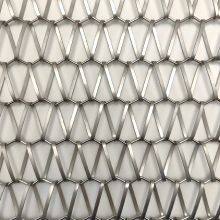 Decorative Stainless Steel Metal Coil Drapery Metal Wire Mesh Chain Spiral Curtain Mesh for Partition thumbnail-2