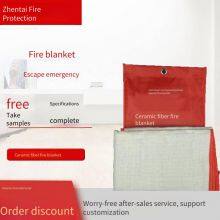 Price of Household Protective Escape Blankets in Chengde Shopping Mall. High Temperature Resistant, Non - Combustible. Zhengtai Can Customize Various Fire - Fighting Blankets. thumbnail-1