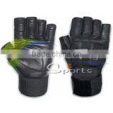 Weight Lifting Gloves White, Blue, Pink, Orange, Green Gym Exercise Fitness Leather Weight Lifting Gloves/Gym Gloves thumbnail-5