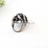 New Gift Rings Stainless Steel Jewelry Black Designs for Men Rins thumbnail-3
