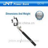 New Crystal Head Wired Slefie Stcik Holder for Mobile Phones QC16 thumbnail-2