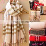 High Quality Fashionable Cotton Cashmere Imitation Tassel Scarf thumbnail-1