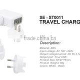 4 USB Ports 5V 2.4A AC Travel Wall Charger High Speed Charger for Phones thumbnail-6