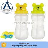 2015 Cute Design Animal Shape Training Baby Sippy Cup With Shoulder Strap