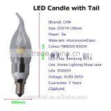 Hot Sale Indoor Led Candle Bulb, 3W Led Candle Bulb Lamps, E14 Led Candle Bulb Light thumbnail-5