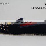 Slip-on Rivet and Embroidery Men Loafers Shoes Flat Velvet Loafer for Men Quality Choice Most Popular thumbnail-5