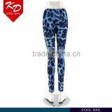 2016 Latest Design Blue Cheetah Print Good Elasticity Sexy Leggings thumbnail-3